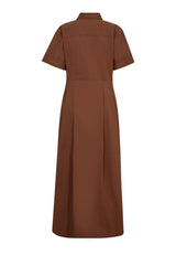 Pieszak Tulip Poplin Maxidress Col. Toffee
