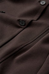 Pieszak Ella Button Jacket J235436 Col. Black coffee