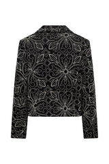 Pieszak Arial Short Blazer Velvet Emb. J235484 Col. Black