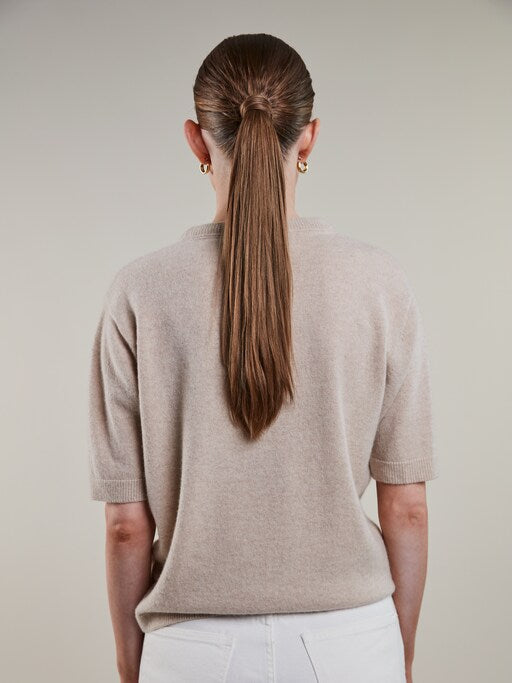 Stenstrøms Janet Short Sleeve Knit 4504126958 Sand