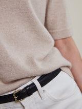 Stenstrøms Janet Short Sleeve Knit 4504126958 Sand