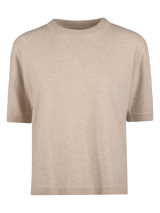 Stenstrøms Janet Short Sleeve Knit 4504126958 Sand