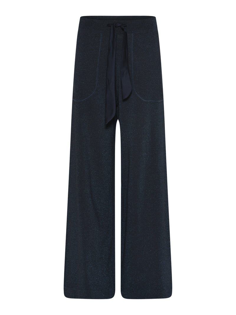 Gustav Bukser Jessi Knitted wide leg 3537 Navy