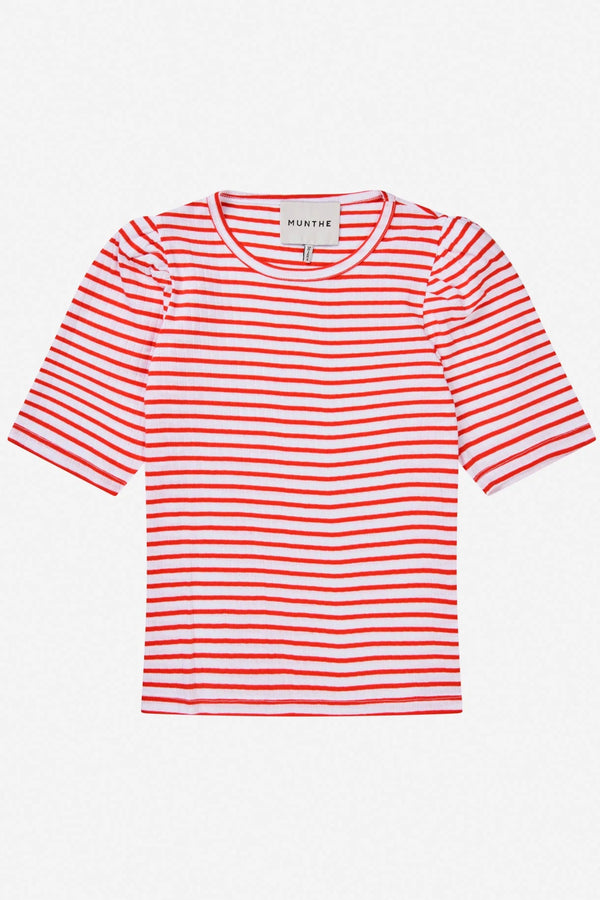 Munthe T-Shirt Jikolaz Rød & Hvid