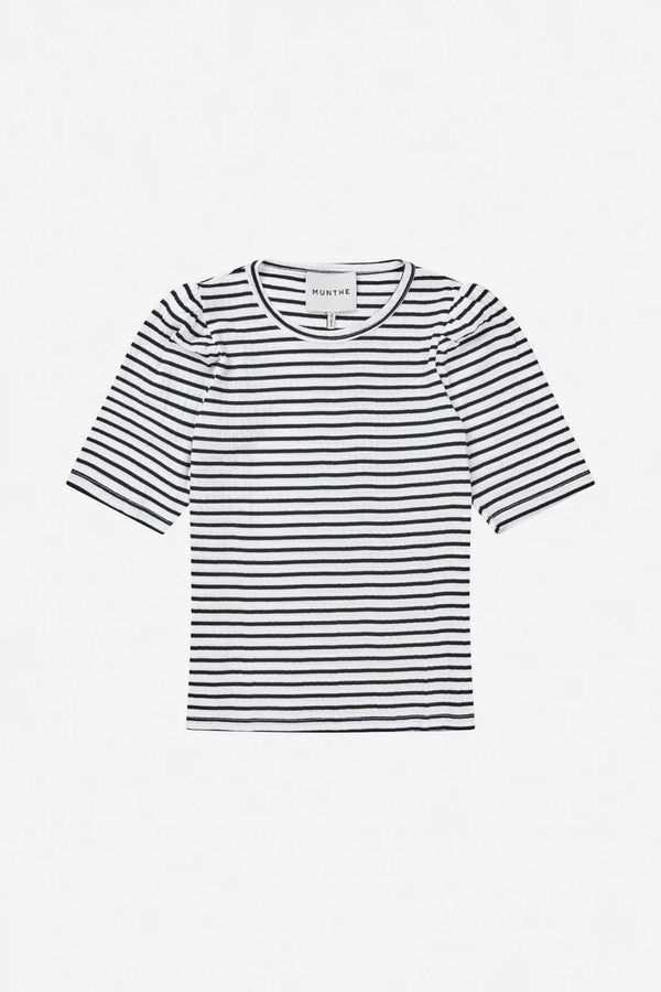 Munthe T-Shirt Jikolaz Sort & Hvid