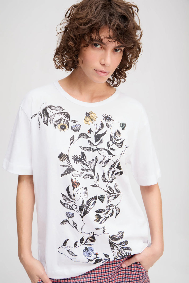 Munthe Lagga T-Shirt 253-1102-25360 Col. White