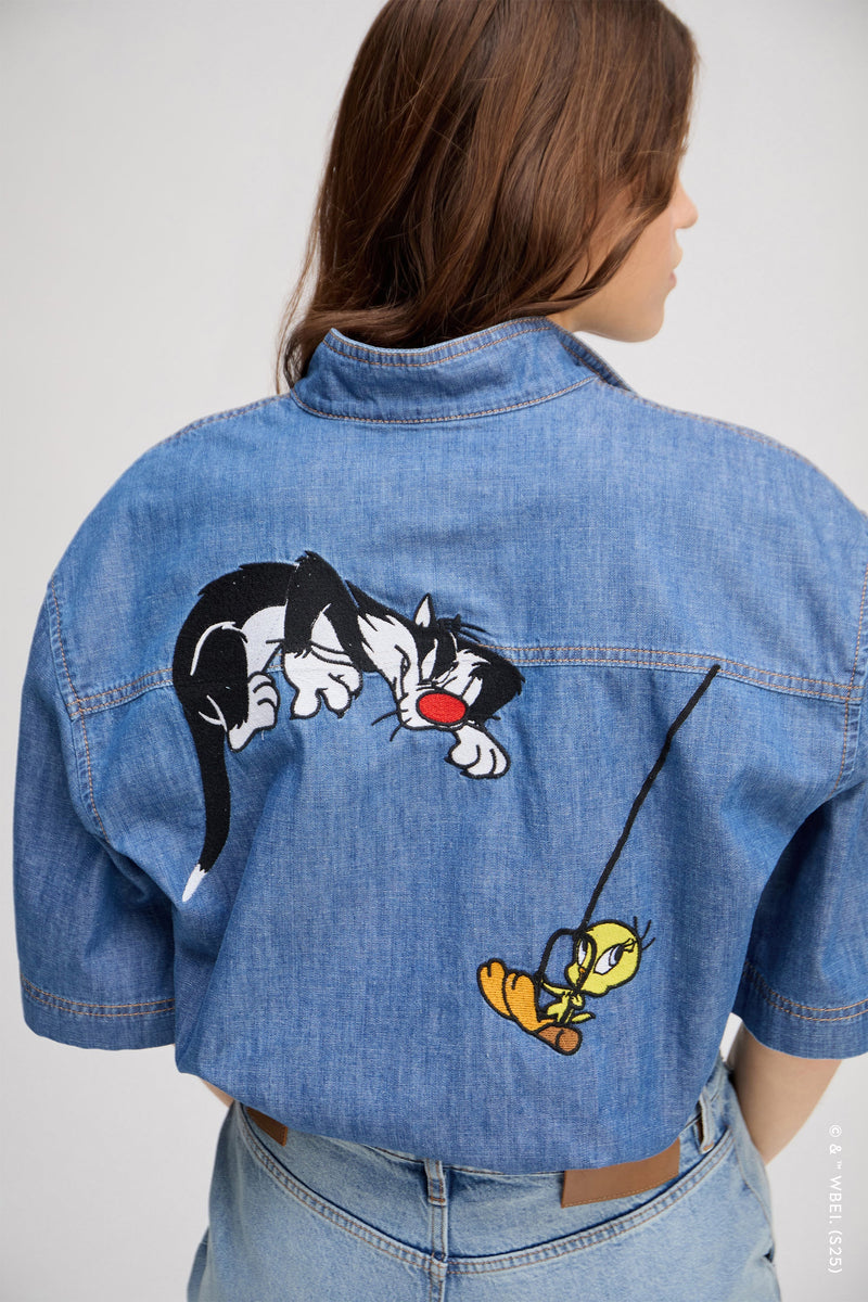 Munthe Leena Skjorte 253-1030-25307 Col. Denim