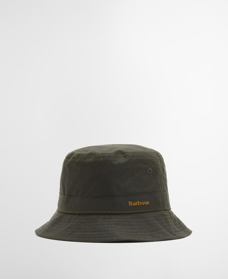 Barbour Belsay Wax Bucket Hat LHA0519 Col. OL52