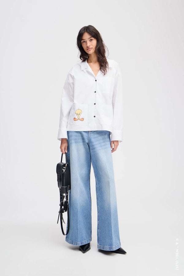 Munthe Liki Skjorte 253-1025-25334 Col. White