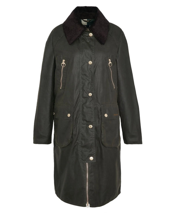 Barbour Frakke Ebberston Wax LWX1398 Oliven
