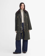 Barbour Frakke Ebberston Wax LWX1398 Oliven