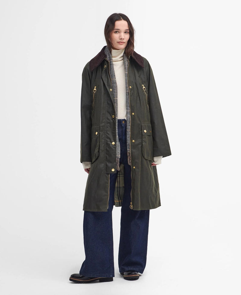 Barbour Frakke Ebberston Wax LWX1398 Oliven