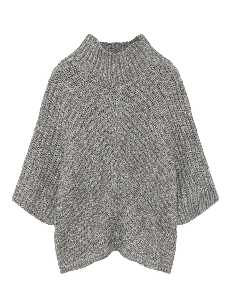 Gustav Strik Lima Roll Neck Cape 54437 Grå 91424