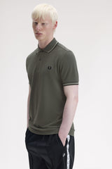 Fred Perry Polo Twin Tipped M3600 army04B