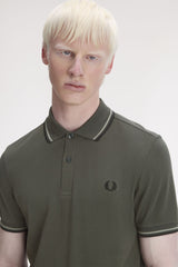 Fred Perry Polo Twin Tipped M3600 army04B