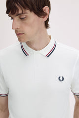 Fred Perry Polo Twin Tipped M3600 hvid T60