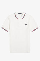 Fred Perry Polo Twin Tipped M3600 hvid T60