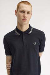 Fred Perry Polo Twin Tipped M3600 navy T73