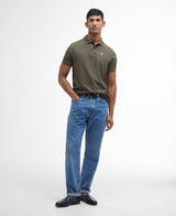 Barbour polo t-shirt tartan MML0012 olive/51