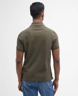 Barbour polo t-shirt tartan MML0012 olive/51