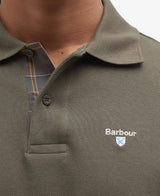 Barbour polo t-shirt tartan MML0012 olive/51