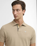 Barbour polo t-shirt tartan MML0012 stone sand/39