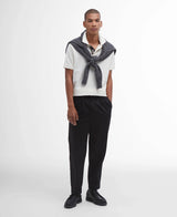 Barbour polo t-shirt tartan MML0012 hvid/11