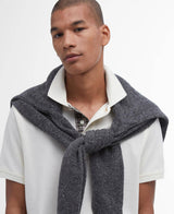 Barbour polo t-shirt tartan MML0012 hvid/11