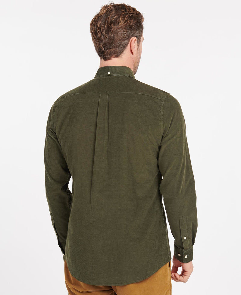 Barbour herre skjorte fløjl Ramsey army
