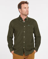 Barbour herre skjorte fløjl Ramsey army