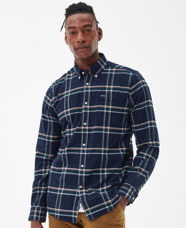 Barbour skjorte MSH5037 navy/bl53