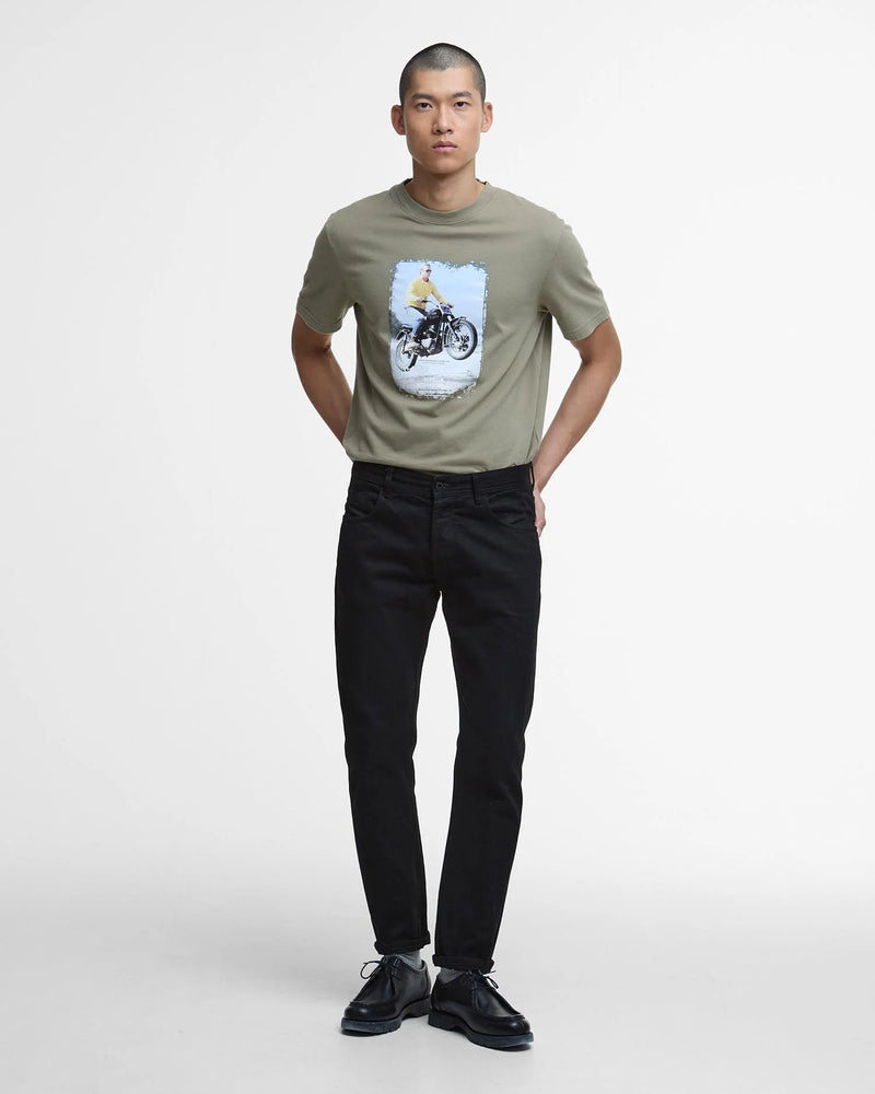 Barbour t-shirt McQueen MTS1435 army