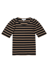 Munthe Jikolaz T-shirt Sort/Brun 1107-23361
