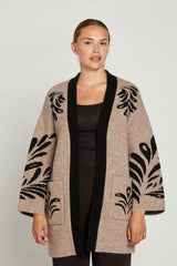 PBO Cardigan Monica 244 3409 0 Brun 924