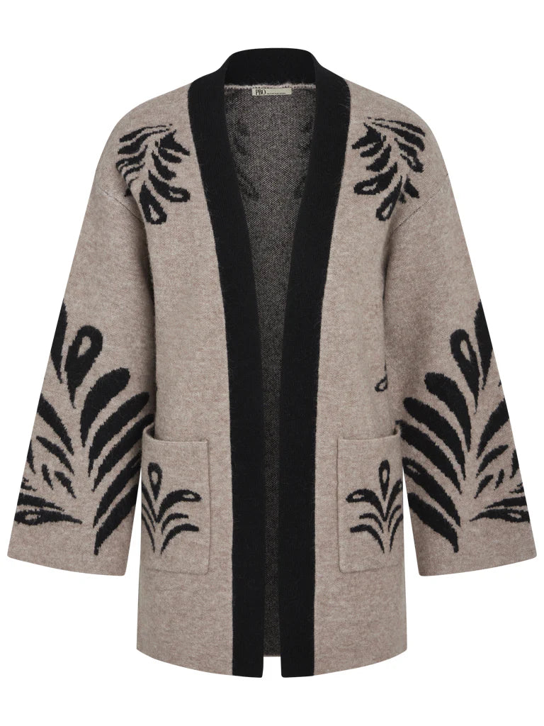 PBO Cardigan Monica 244 3409 0 Brun 924