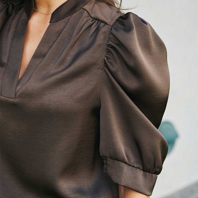 Neo Noir Roella Heavy Sateen Blouse 162590 Col.676