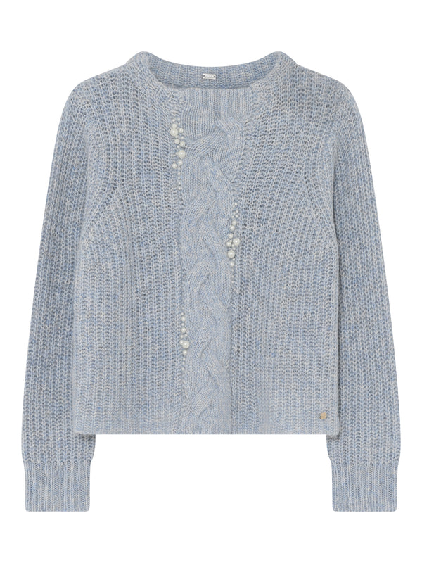 Gustav Odine Cable Knit 3770 Lyseblå 94019