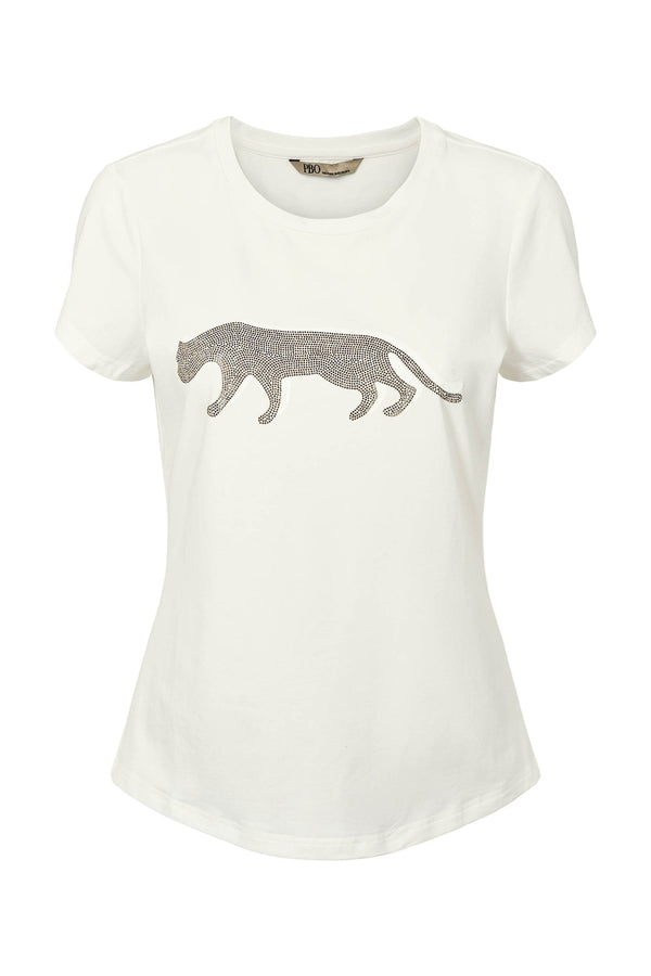 PBO T-Shirt Jaguar 4360 Star White