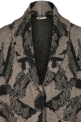 PBO cardigan Rita Knit jacket col. 683 brun/sort