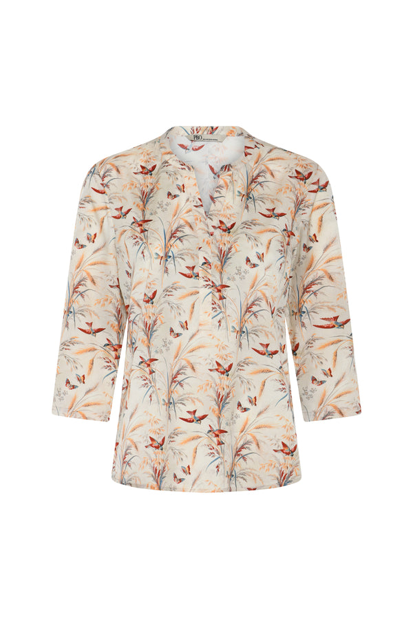 PBO Bali blouse PBO1066 Col. Nature 810