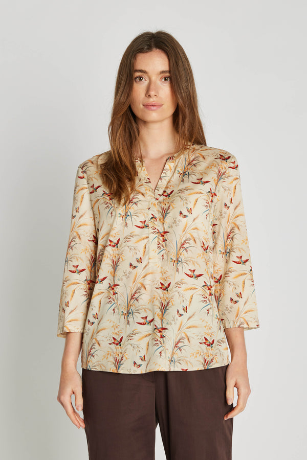 PBO Bali blouse PBO1066 Col. Nature 810