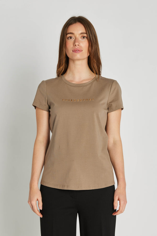 PBO Philosopher SS T-Shirt PBO1088 Col. Walnut