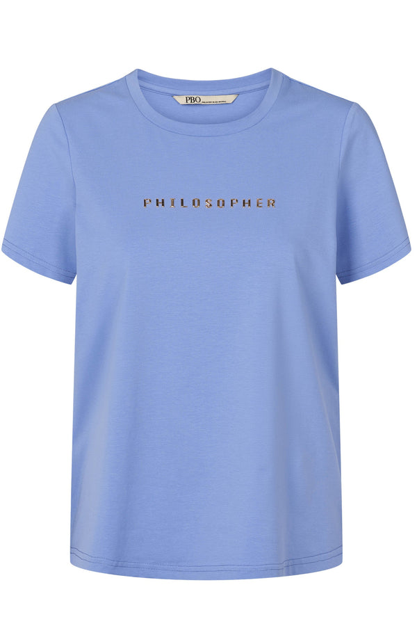 PBO Philosopher SS T-Shirt PBO1088 Col. 235 Denim