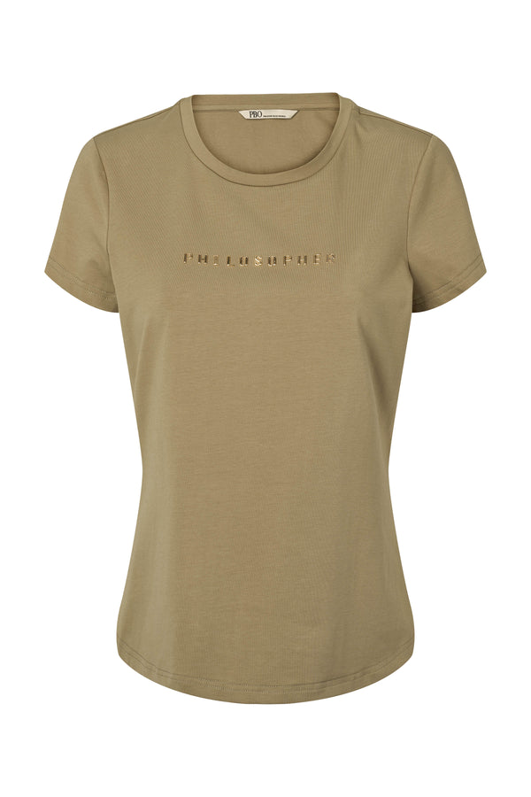PBO Philosopher SS T-Shirt PBO1088 Col. Covert Green 569