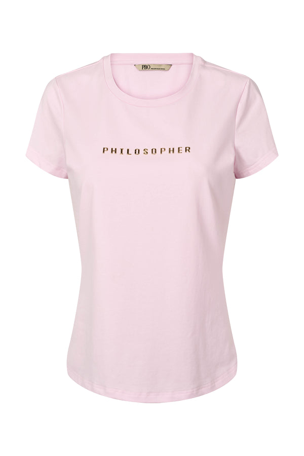 PBO Philosopher SS T-Shirt PBO1088 Col. Rose 81
