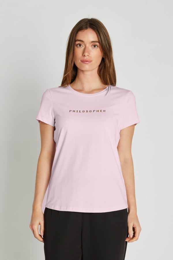 PBO Philosopher SS T-Shirt PBO1088 Col. Rose 81
