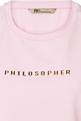 PBO Philosopher SS T-Shirt PBO1088 Col. Rose 81
