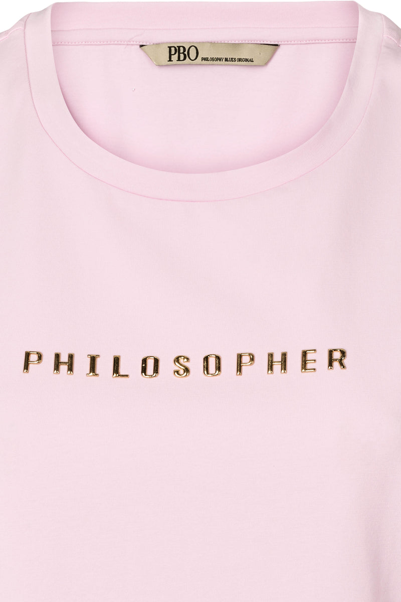 PBO Philosopher SS T-Shirt PBO1088 Col. Rose 81