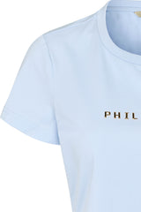 PBO Philosopher SS T-Shirt PBO1088N Col.Light blue