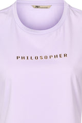 PBO Philosopher SS T-Shirt PBO1088N Col. Pastel Lilac